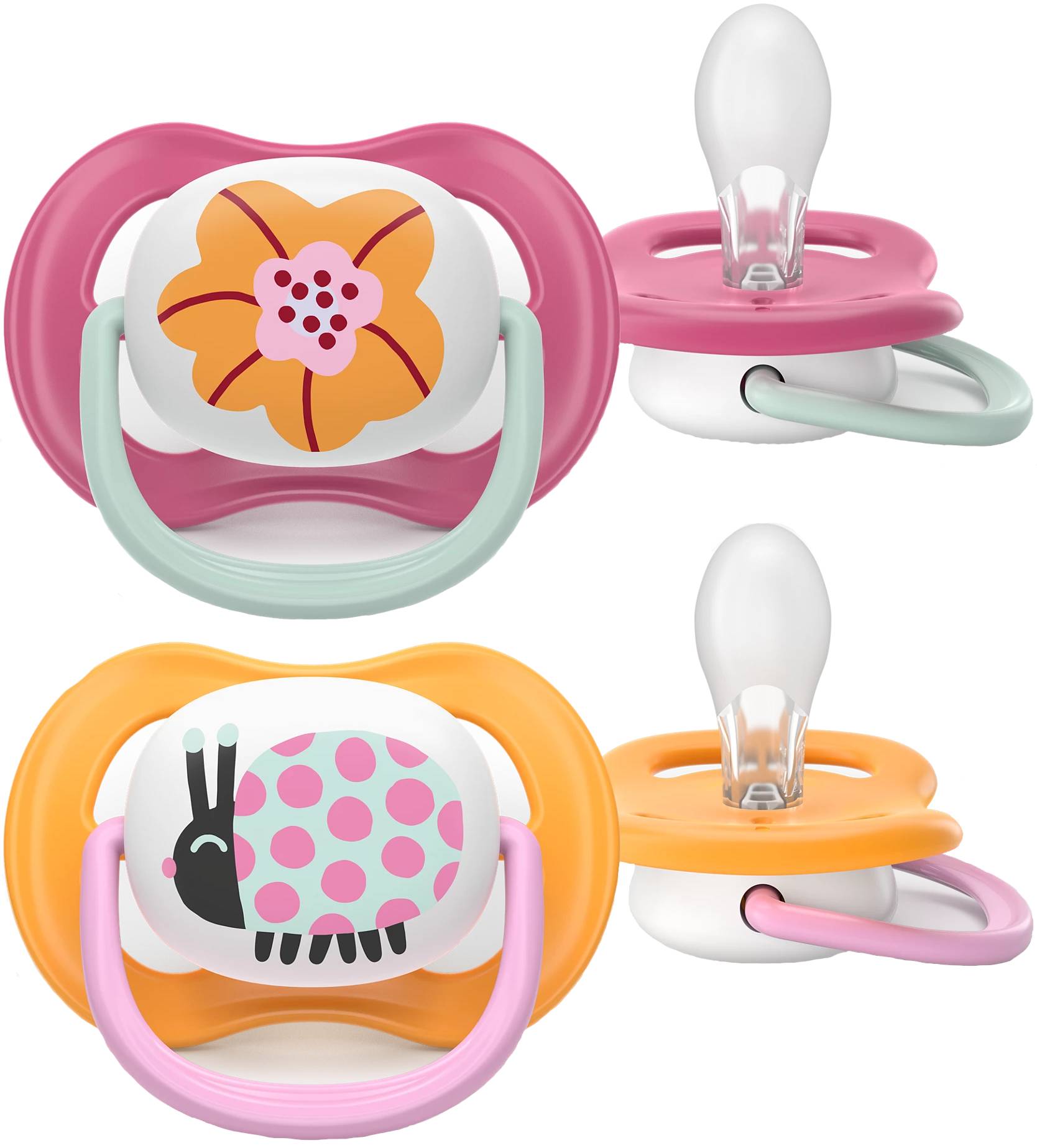 Ортодонтична пустушка Philips Avent Ultra Air, 6-18 міс. (SCF080/27) - Фото 1