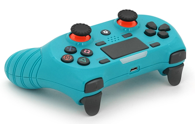 Геймпад Brazzers S8-P PS4 Wireless DOUBLE-motor vibration 4 Cyan (39241) - Фото 1
