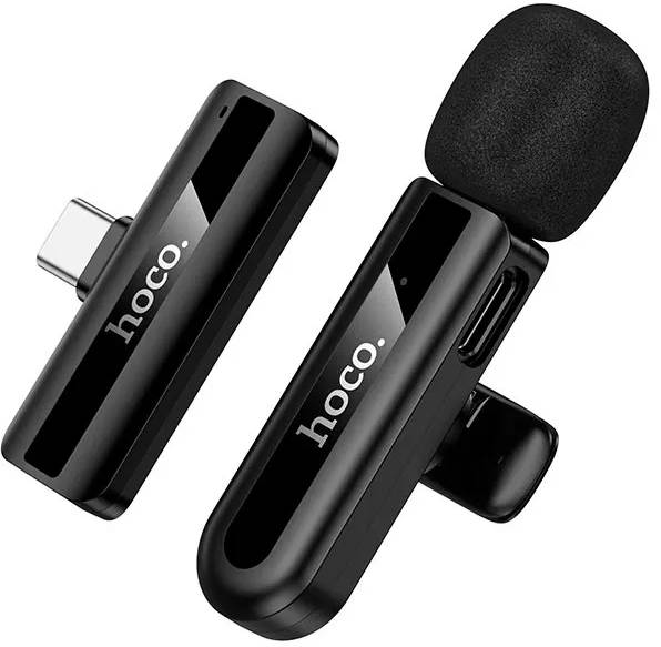 Микрофон для смартфона HOCO L20 Type-C Black (6942007655491) - Фото 1