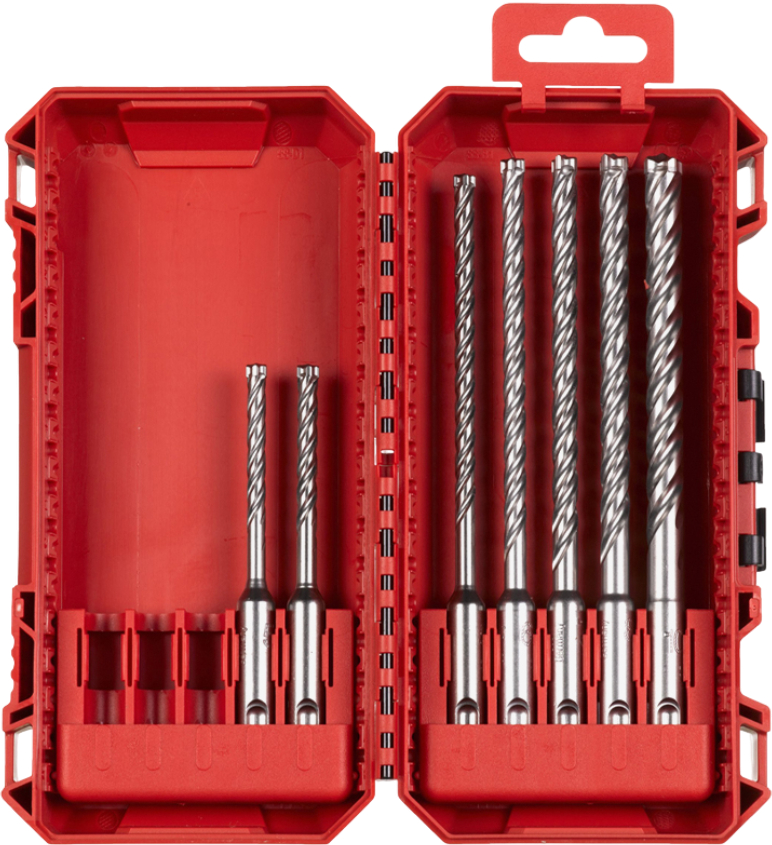 Набір бурів Milwaukee SDS-PLUS MX4 PACKOUT 7 шт. (4932500061) - Фото 1
