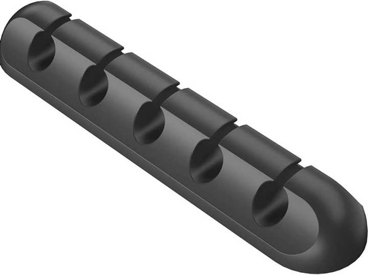 Органайзер для хранения кабелей Essager 5 holes/grid Black (EXJLXQ-WN01) - Фото 1