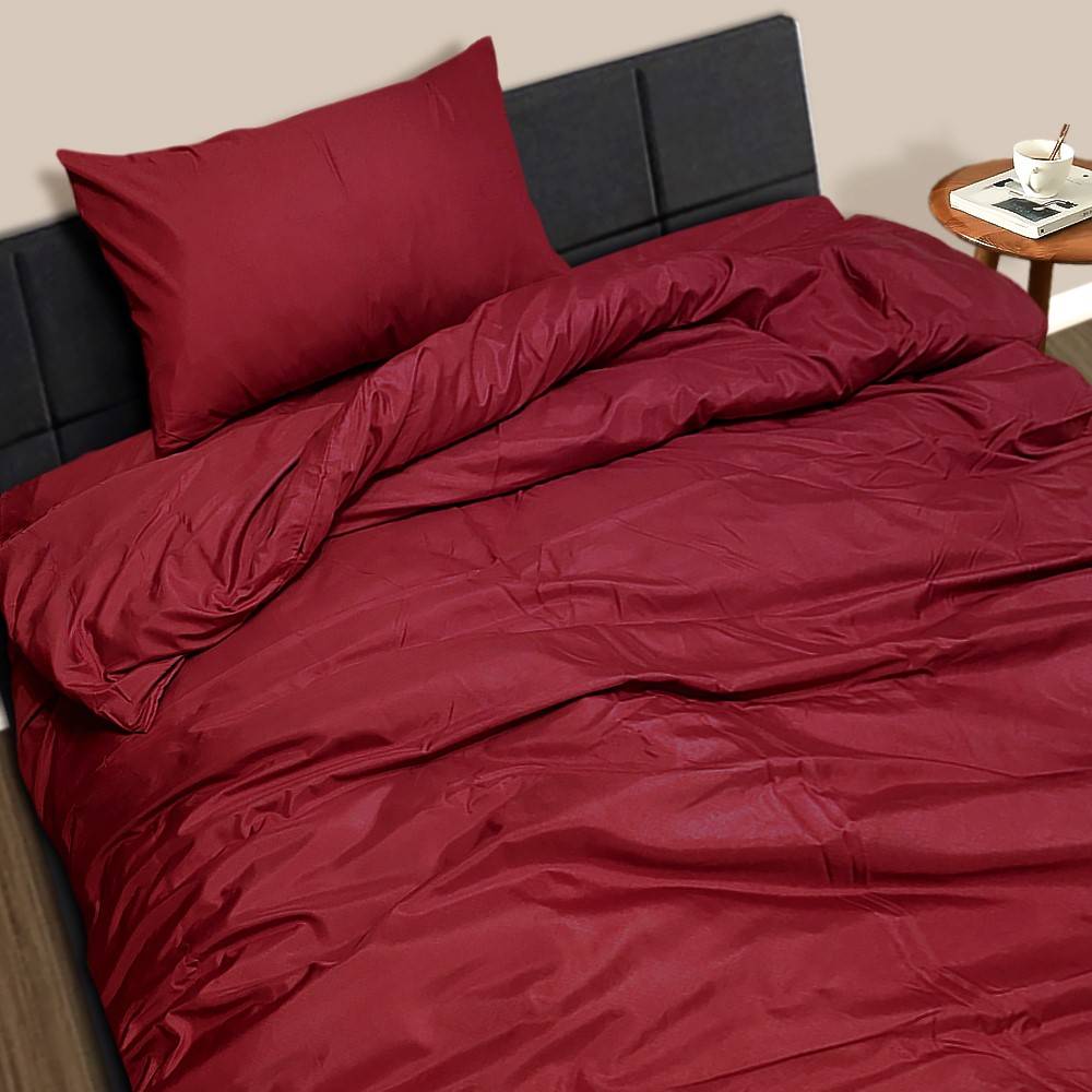Комплект постельного белья Zastelli 19-1655TPX Garnet 145х210 Красный (18747) - Фото 1