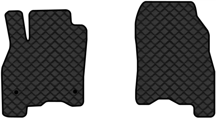 Коврики из экокожи в салон авто передние EVAtech ECO для Leaf (ZE1) Nissan 2017 2 поколение Htb EU NS22141A2RN2BBB - Фото 1