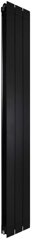 Радиатор отопления Nova Florida Ledro S/90 2000 мм Black coffee 3 секції (81GLE05403) - Фото 1