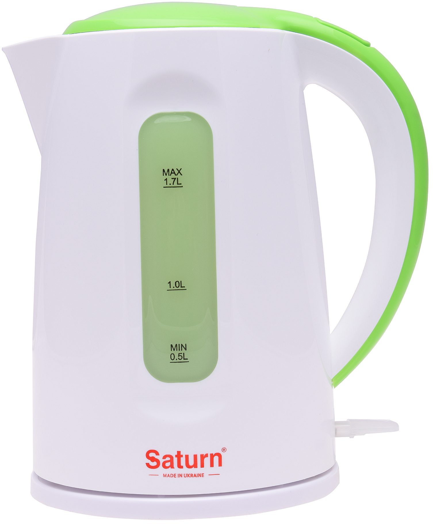 Электрический чайник Saturn ST-EK8439U White/Green - Фото 1