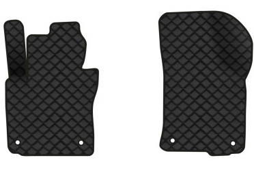 Коврики из экокожи в салон авто передние EVAtech для Octavia A5 (MT, 4 clips) Skoda 2004-2013 2 поколение Combi EU (SK12153A2AV4BBB) - Фото 1