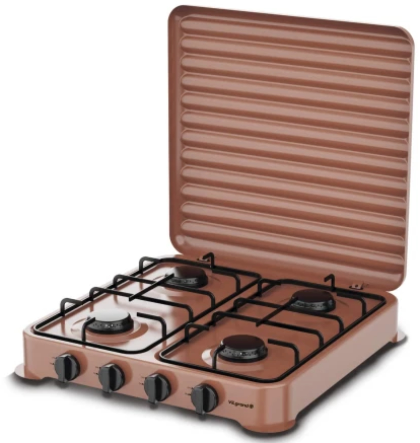 Купити Плита газова настільна ViLgrand VGP-4042 Brown - Фото 1 Плита газова настільна ViLgrand VGP-4042 Brown - Фото 1