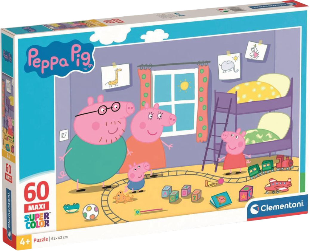 Купити Пазли (3-4 роки) Clementoni Peppa Pig серія MAXI 60 ел. (26438) - Фото 1 Пазли (3-4 роки) Clementoni Peppa Pig серія MAXI 60 ел. (26438) - Фото 1