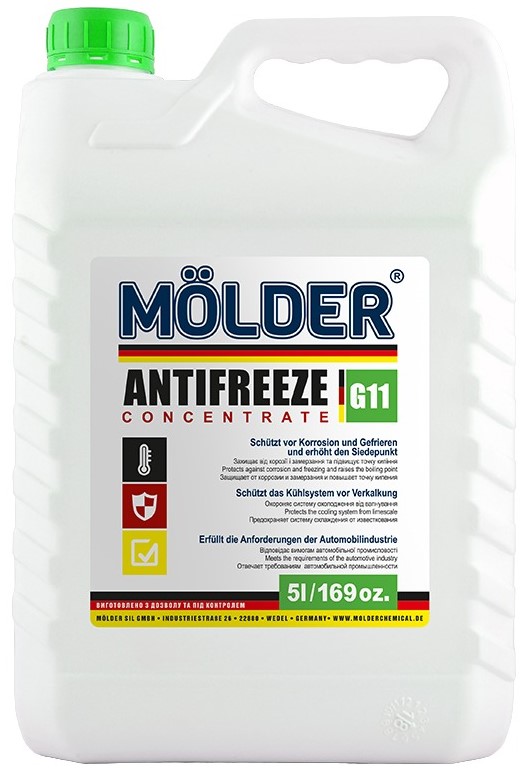 Антифриз Molder концентрат зелений 5 л (KF-050-G11GRN) - Фото 1