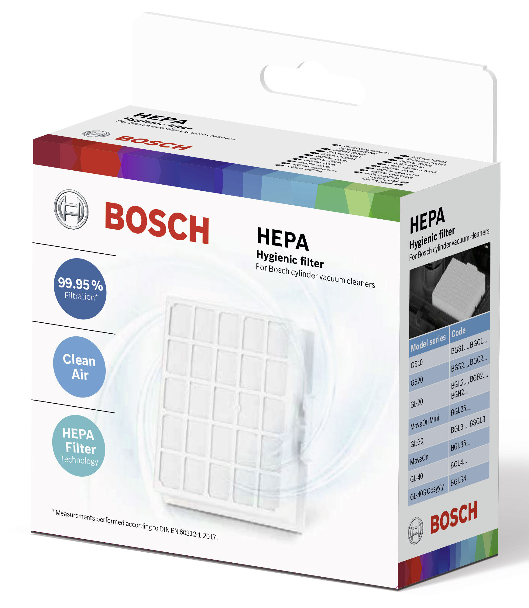 Фильтр для пылесоса Bosch BBZ156HF - Фото 1