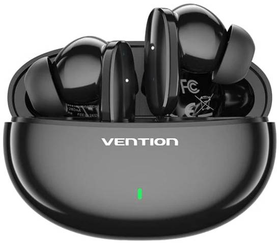 Наушники вкладыши беспроводные TWS Vention Elf Earbuds E01 Black (NBFB0) - Фото 1