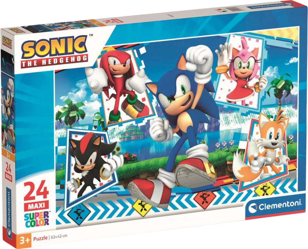 Купити Пазли (3-4 роки) Clementoni Sonic серія MAXI 24 ел. (28526) - Фото 1 Пазли (3-4 роки) Clementoni Sonic серія MAXI 24 ел. (28526) - Фото 1