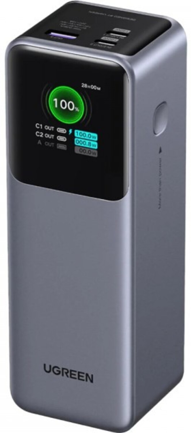 Купить Батарея мобильная UGREEN 25000mAh 200W 1xUSB+ 2xUSB Type-C, PD3.0+QC4.0 PB722 (35525B) - Фото 1 Батарея мобильная UGREEN 25000mAh 200W 1xUSB+ 2xUSB Type-C, PD3.0+QC4.0 PB722 (35525B) - Фото 1