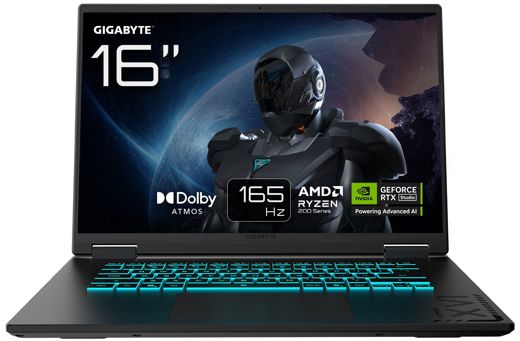 Ноутбук игровой Gigabyte Gaming A16 (3THK3UA893SD) Black Steel - Фото 1