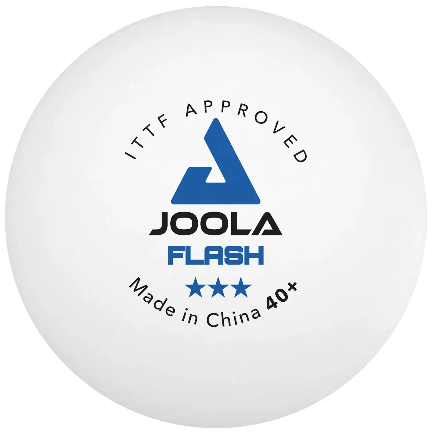 Набор мячей для настольного тенниса Joola Flash 40+ White 6 шт. (40041) - Фото 1