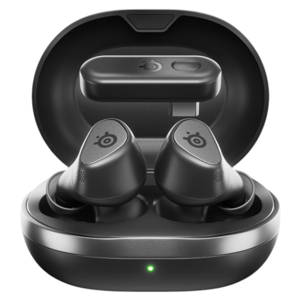 Наушники вкладыши беспроводные TWS SteelSeries Arctis GameBuds Black (61681) - Фото 1
