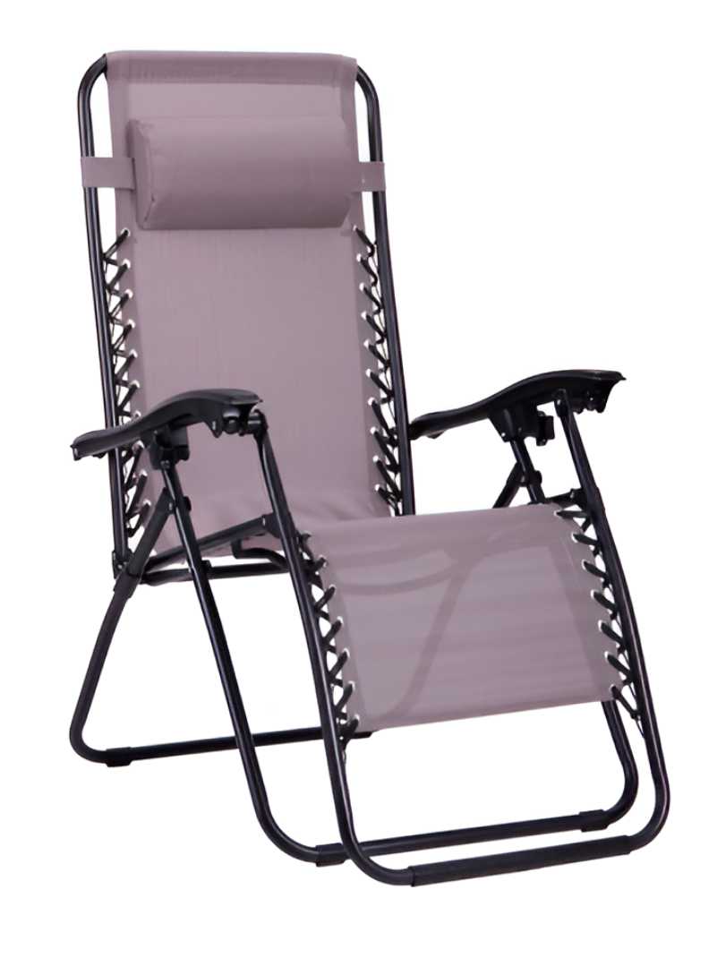 Шезлонг AMF Релакс С3029 Black/Dark Gray - Фото 1