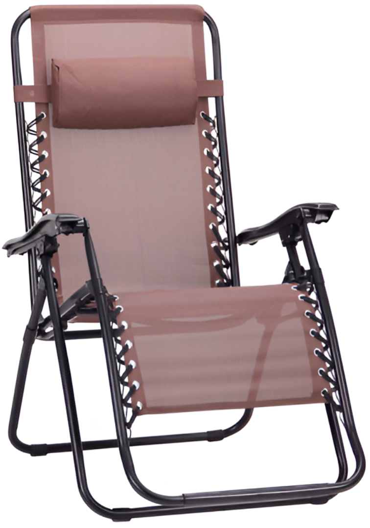 Шезлонг AMF Релакс С3029 Black/Brown - Фото 1