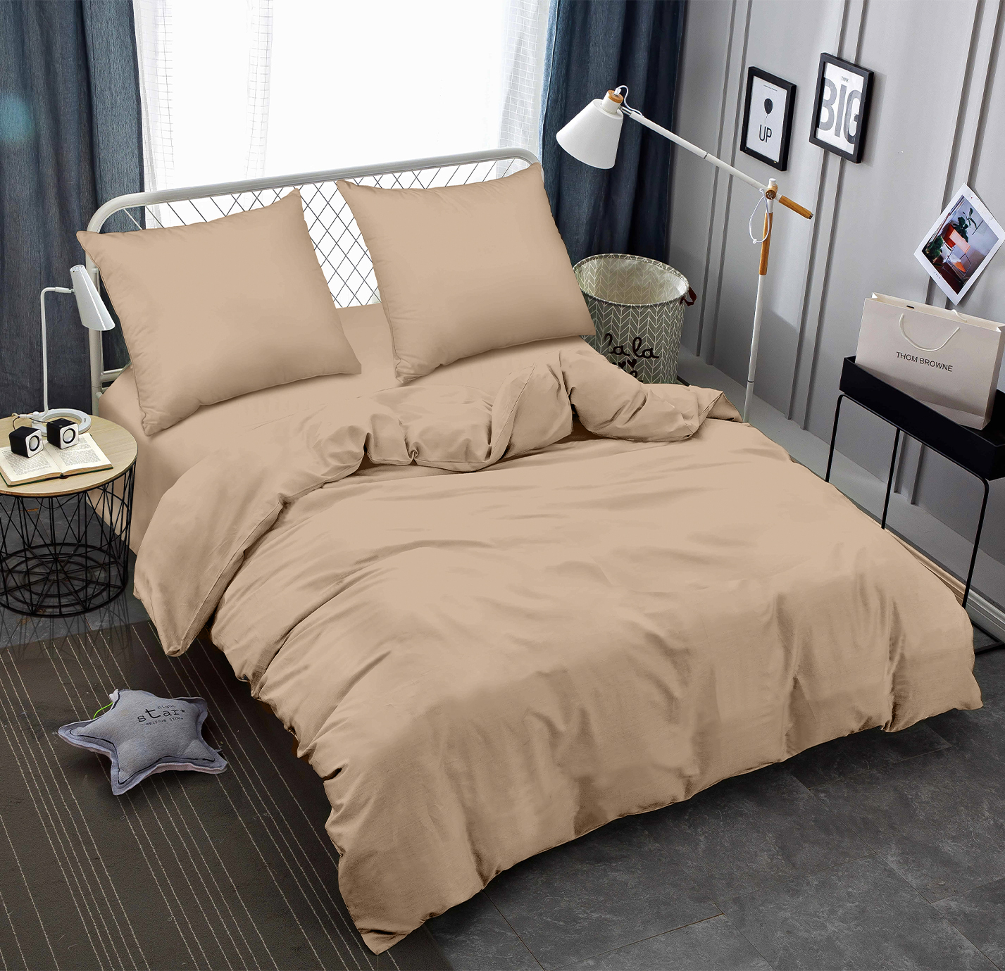 Комплект постельного белья Zastelli Taffy Beige жатка 145х210 (21264) - Фото 1
