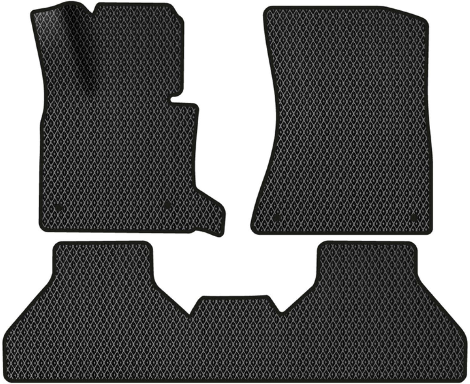 EVA килимки в салон авто EVAtech для X5 (E70) (open threshold) BMW 2006-2013 2 покоління SUV USA (BM33438ZD3BW4RBB) - Фото 1