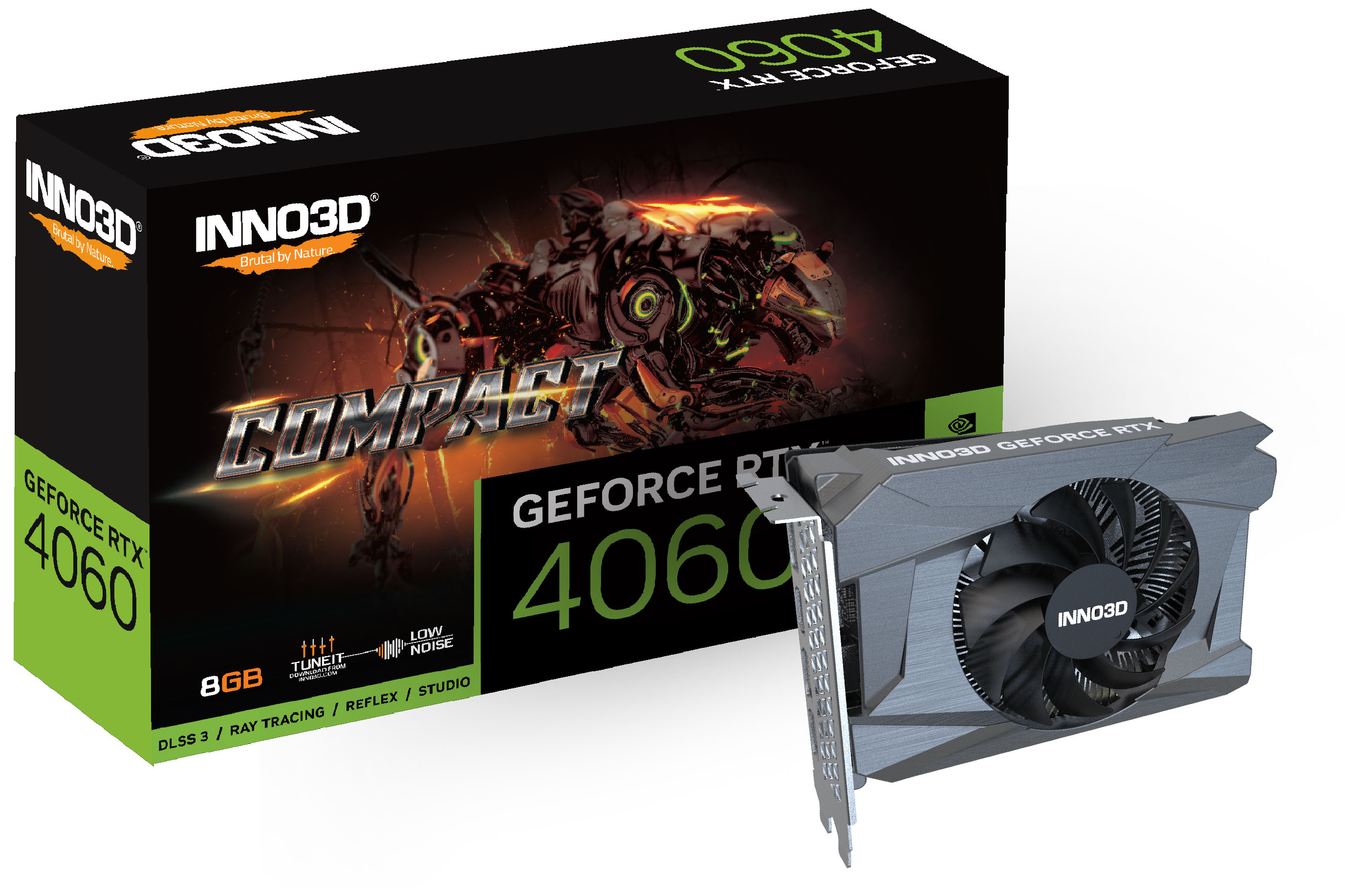 Відеокарта Inno3D GeForce RTX4060 8GB GDDR6 (N40601-08D6-173050N) - Фото 1