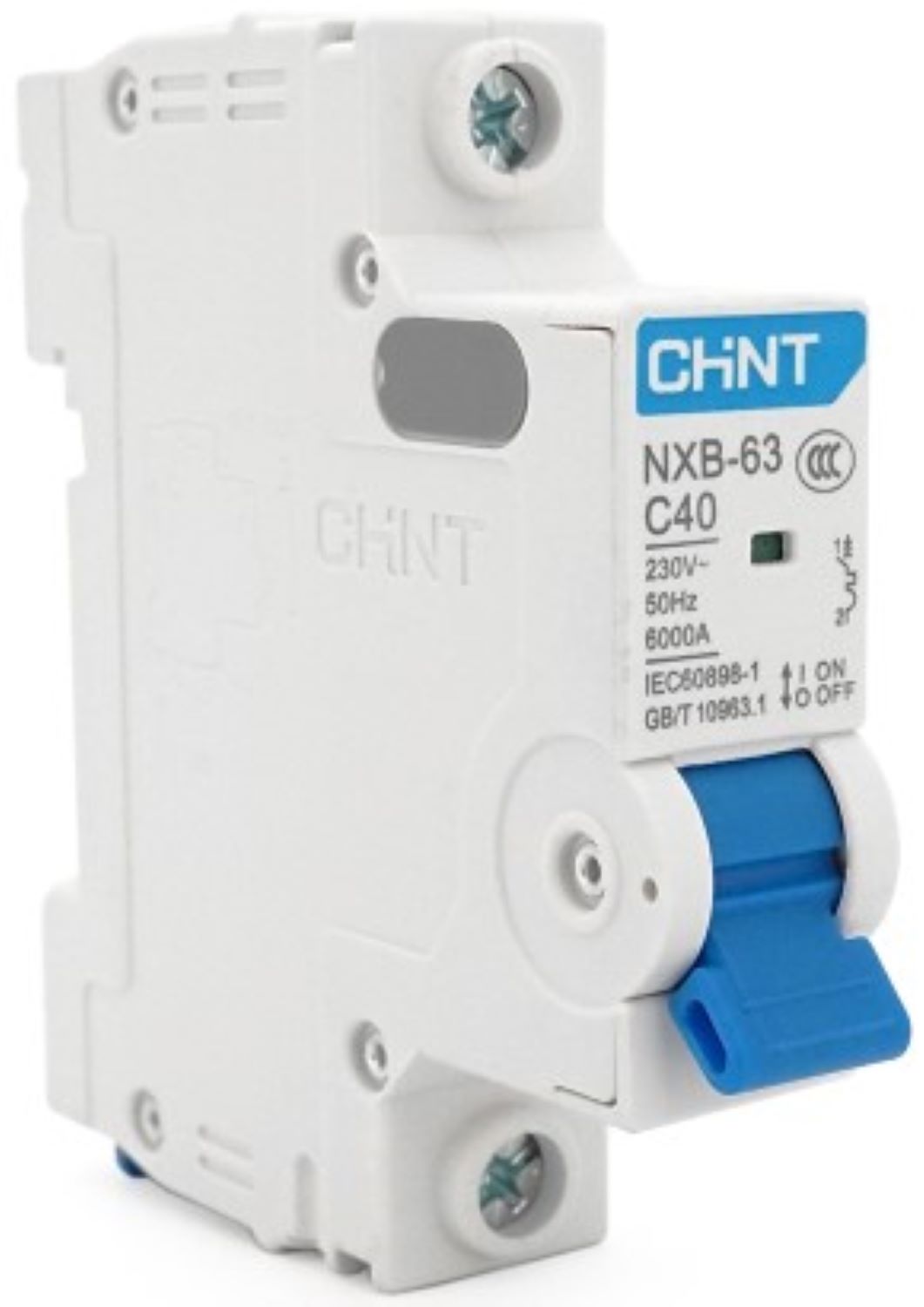 Релейный выключатель CHINT NXB-63 1P C40, 40A - Фото 1