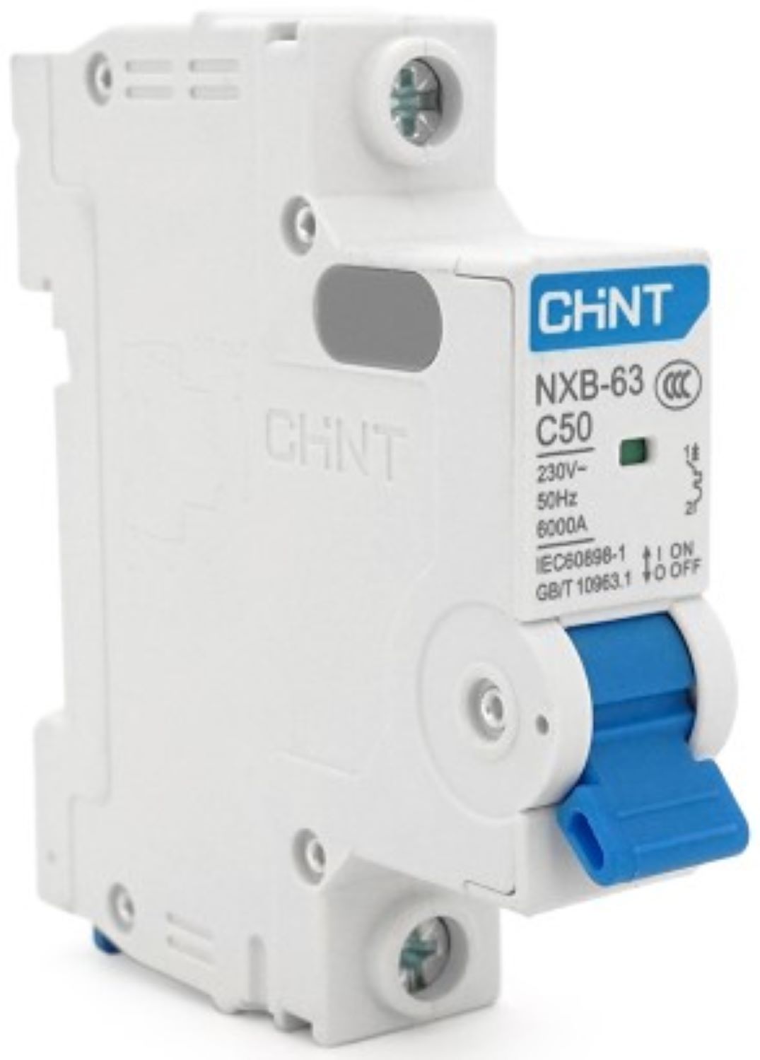 Релейный выключатель CHINT NXB-63 1P C50, 50A - Фото 1