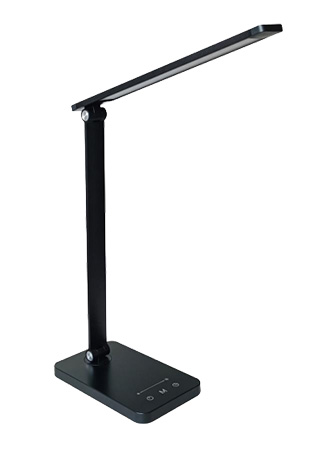 Настольная лампа Ledvance Panan DISK FOLD SQ 6.5W 3000К 4000К 6500К с димером Black (4099854363887) - Фото 1
