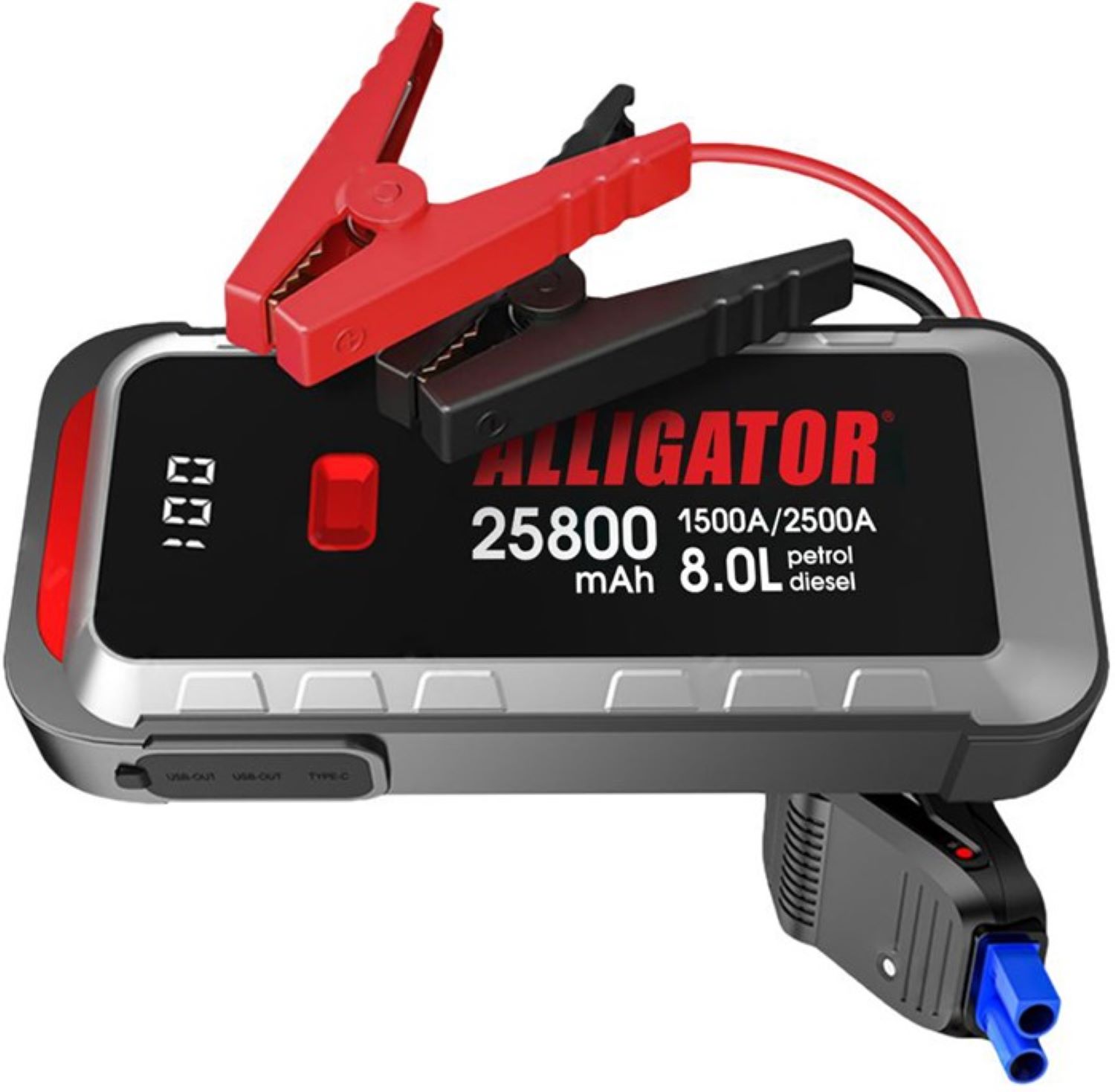 Пускозарядное устройство ALLIGATOR 1500A/2500A 25800mAh SMART (JS847) - Фото 1