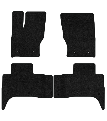Коврики ворсовые в салон авто EVAtech Standard для Land Rover Range Rover Sport (L494) 2013-2022 2 поколение SUV EU черный кант (LR33640PC4LA8VEB) - Фото 1