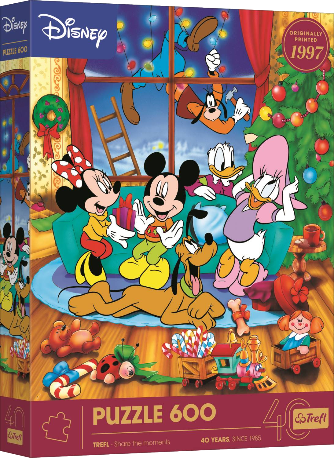 Пазли (8 +) Trefl 40th anniversary Міккі Маус та друзі 600 ел (76029) - Фото 1