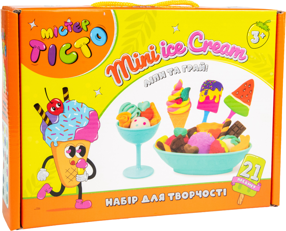 Лепка из теста Strateg Мистер тесто Mini Sweets на украинском языке (41010) - Фото 1