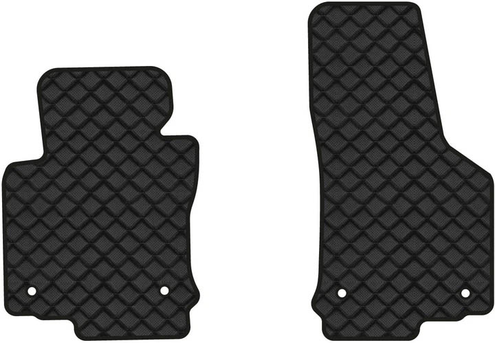 Килимки з екошкіри в салон авто передні EVAtech ECO для Golf (VI) MT Volkswagen 2009-2012 6 покоління Htb EU VW3261AG2AV4BBB - Фото 1