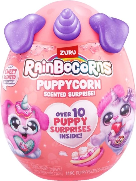 Мягкая игрушка-сюрприз Rainbocorns D Puppycorn Scent Surprise (9298D) - Фото 1