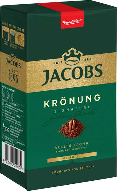 Кофе молотый Jacobs Kronung 500г - Фото 1