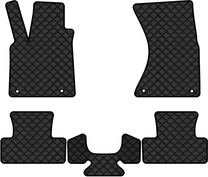 Килимки з екошкіри в салон авто EVAtech ECO для Q5 (8R) Quattro Restyling Audi 2012-2017 1 покоління SUV USA AU42898C5AV4BBLB - Фото 1