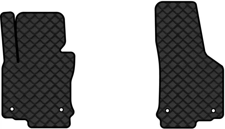 Килимки з екошкіри в салон авто передні EVAtech ECO для Golf (VI) AT Volkswagen 2009-2012 6 покоління Htb EU VW3260AV2AV4BBB - Фото 1