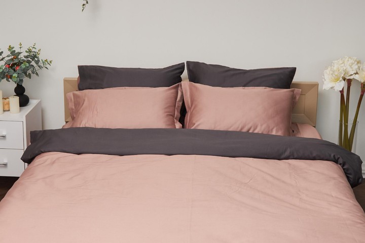 Комплект постільної білизни Moon&Star 160х220х2 нав. 2х70х70 Violet Satin Premium (MS-820000487) - Фото 1