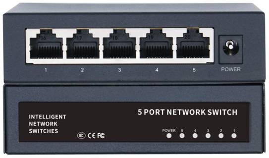 Коммутатор локальной сети (Switch) Merlion MG1005 (YT41644)