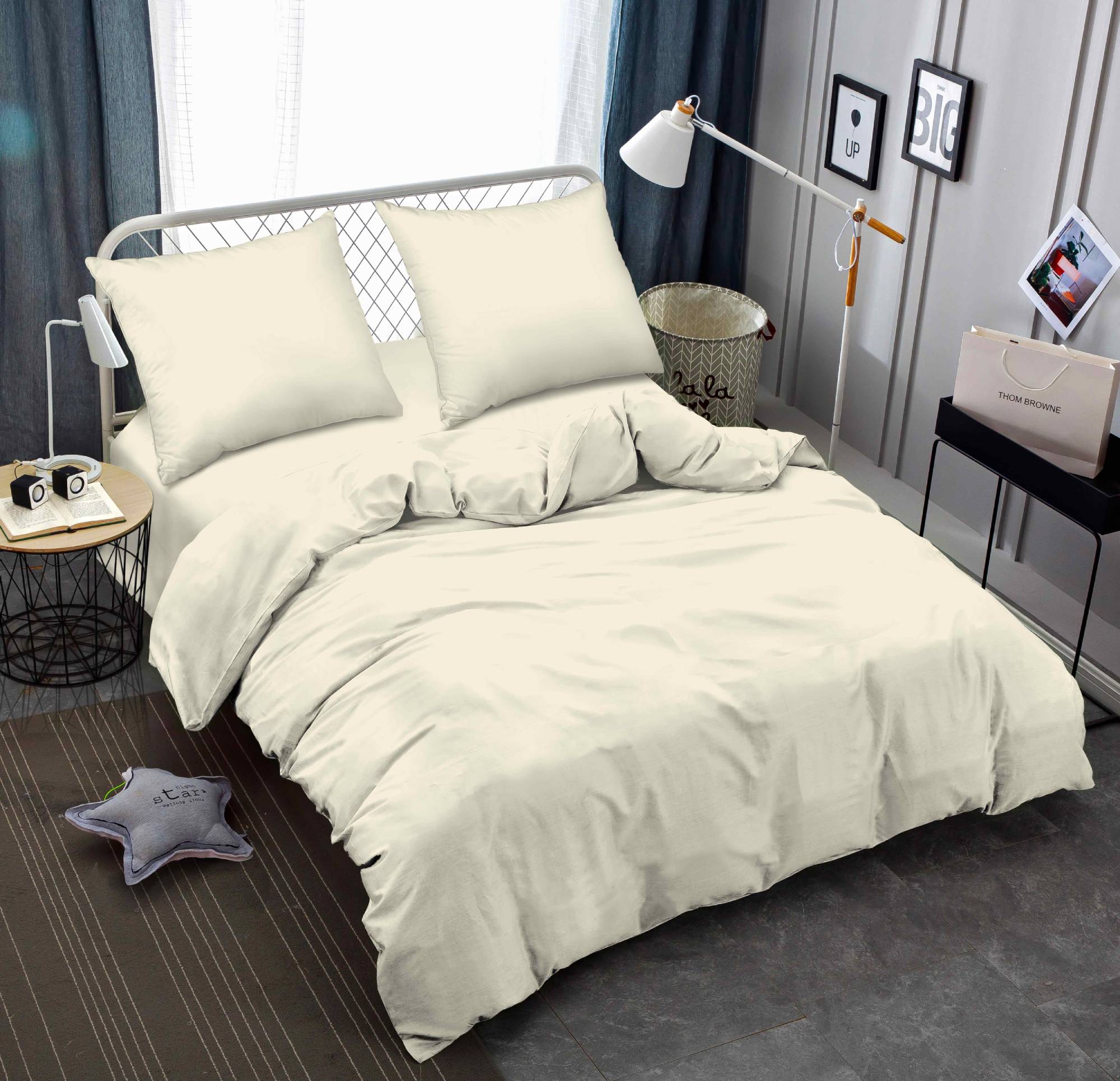 Комплект постельного белья Zastelli Sweet Corn жатка 200х220 см айвори (11-0106) - Фото 1