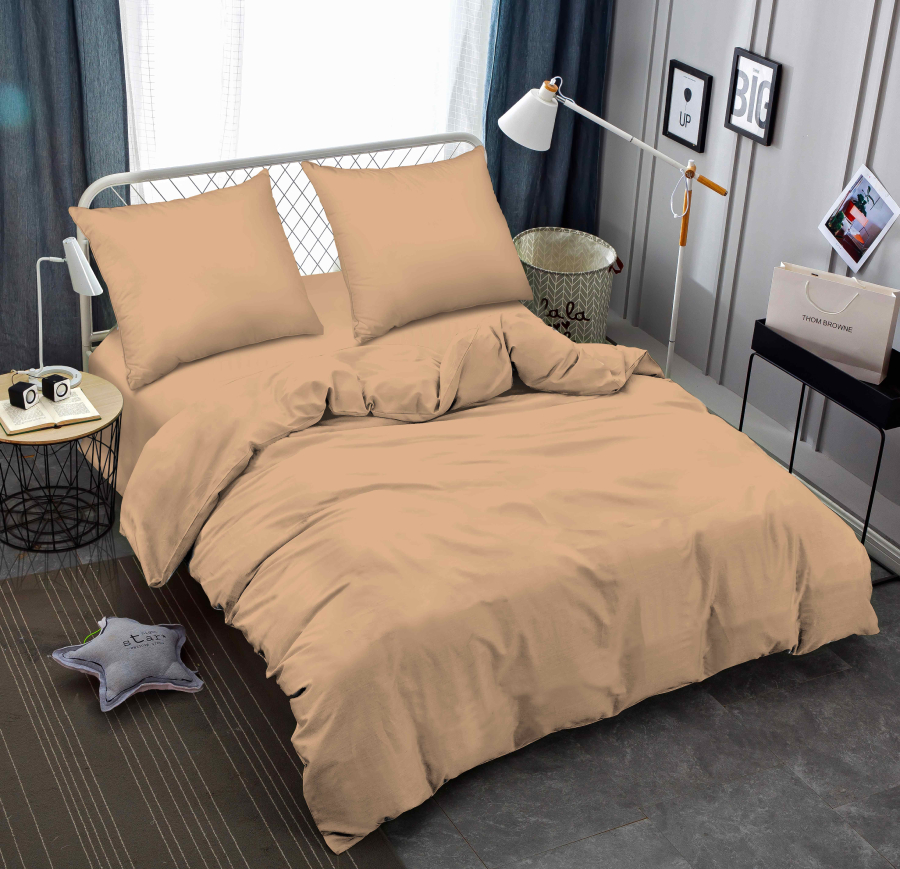 Комплект постельного белья Zastelli 15-1125 Porcini жатка 2х145х210 Бежевый (22023) - Фото 1