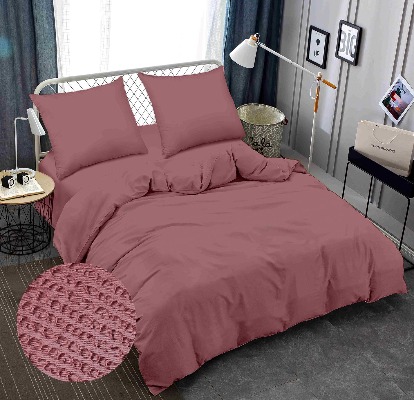 Комплект постельного белья Zastelli 17-1718 Dusty Rose 145х210 Розовый (22014) - Фото 1