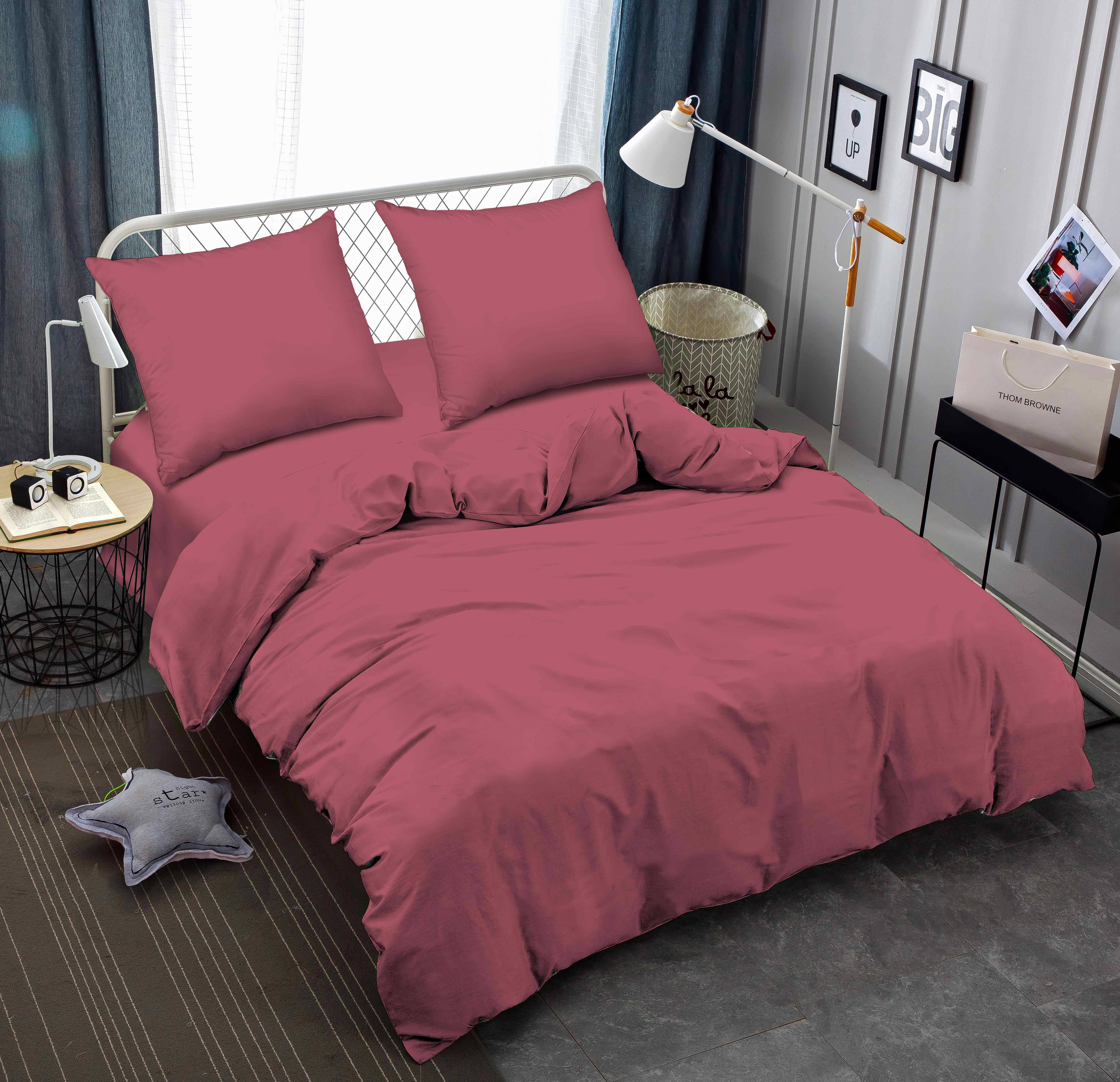Комплект постельного белья Zastelli Earth Red жатка 200х220 см красный (18-1631) - Фото 1