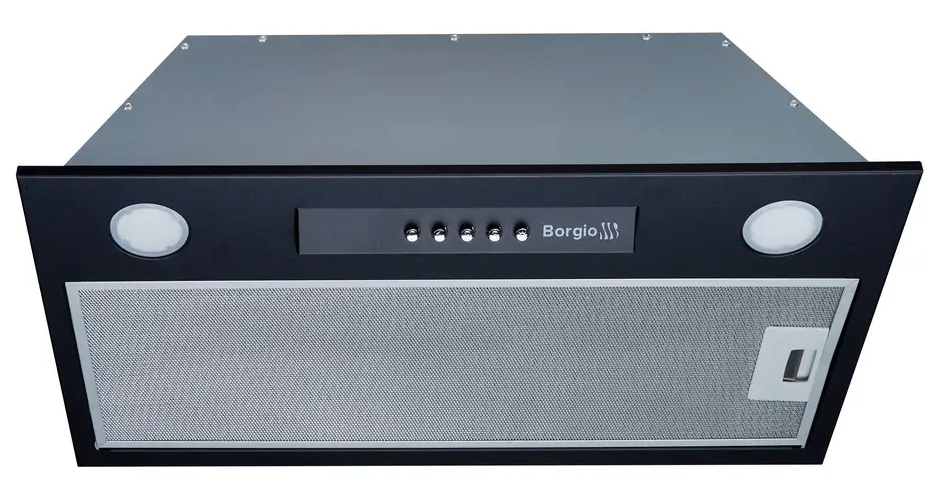 Вытяжка встраиваемая Borgio BIT-BOX 52 Black - Фото 1