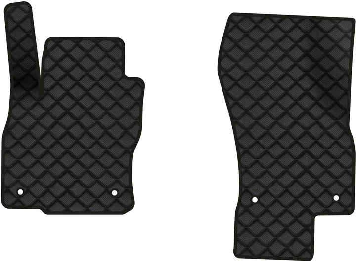 Килимки з екошкіри в салон авто передні EVAtech для Superb (B8) Skoda 2015-2024 3 покоління Combi EU (SK3278ALG2AV4BBB) - Фото 1