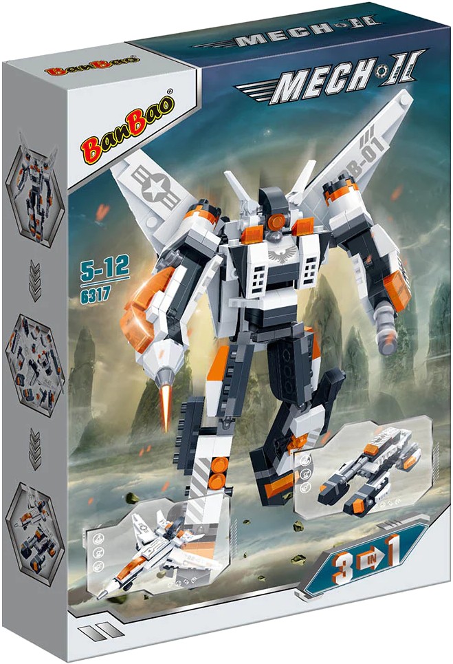Пластиковый конструктор Banbao "Mech 2" Хаммер (296 элм.) (6317) - Фото 1
