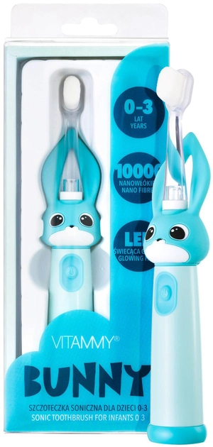 Зубная щетка электрическая Vitammy Bunny Light Blue - Фото 1