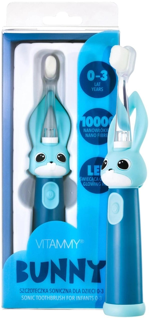 Зубная щетка электрическая Vitammy Bunny Blue - Фото 1