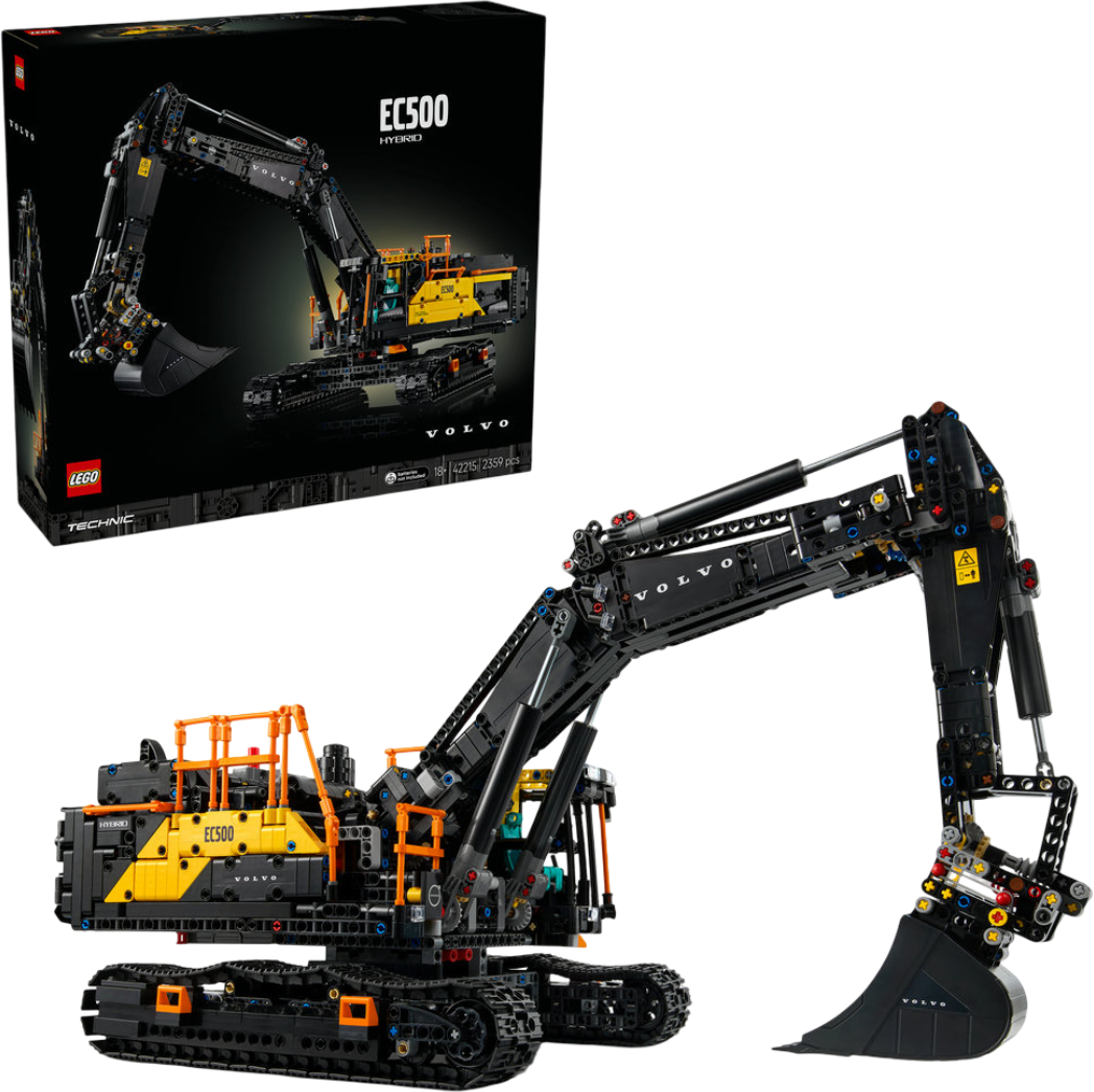 Конструктор LEGO  Technic Экскаватор Volvo EC500 Hybrid (42215) - Фото 1