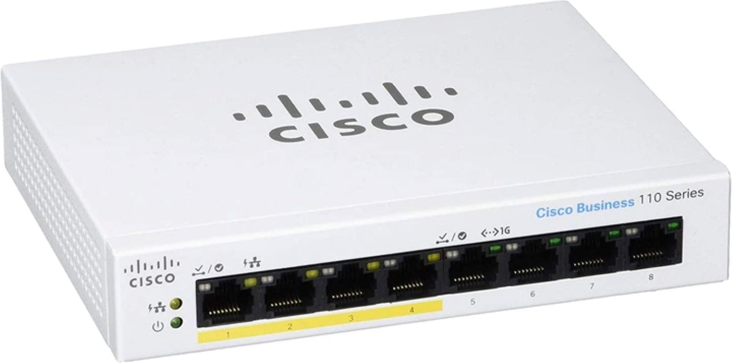 Коммутатор локальной сети (Switch) Cisco CBS110-8PP-D-EU - Фото 1